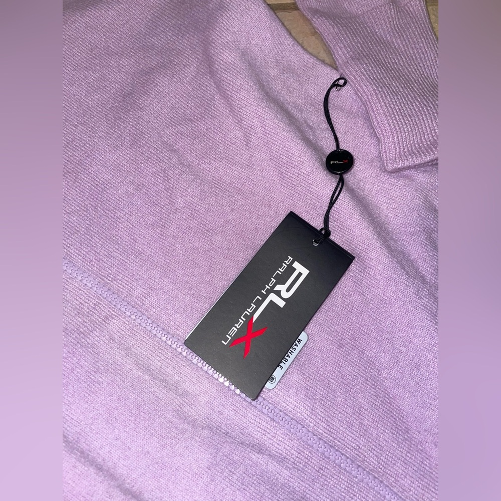 RLX Polo Ralph Lauren Golf Women’s Zip Up Sweater Pullover Hoodie Cashmere XS - Picture 8 of 16